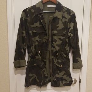 ***JustFab Army Stylish Jacket